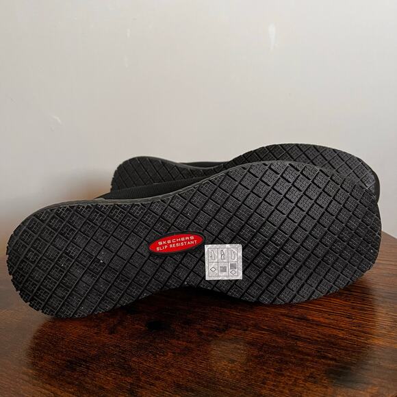 Skechers Shoes Work Squad SR Slip Resistant Sneaker Black Womens 8.5 NWOT - Picture 6 of 6